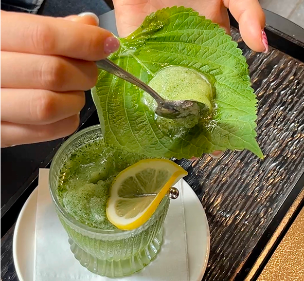 요즘 누가 깻잎에 고기 싸먹니? 스무디 싸먹지 |